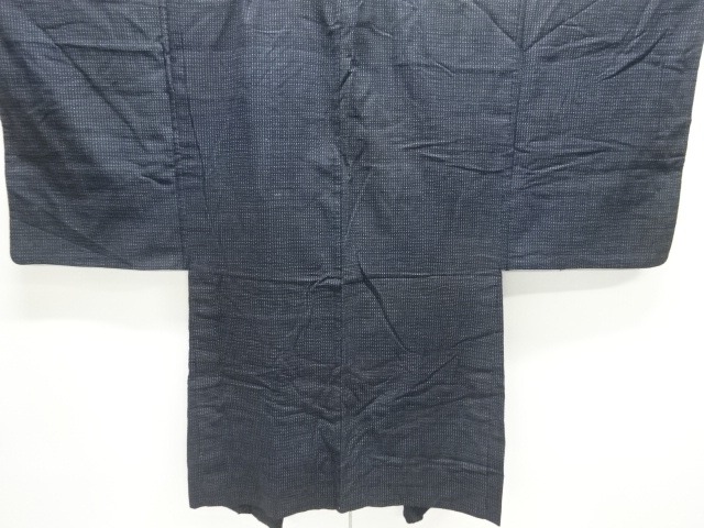 JAPANESE KIMONO / ANTIQUE MENS HAORI / COTTON / KURUME SHOSEI KASURI